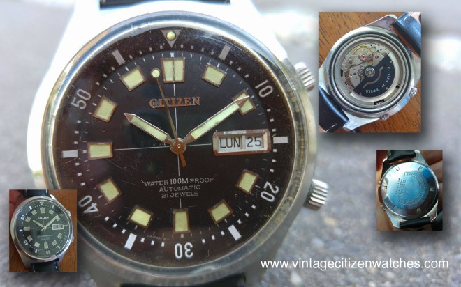 compressor diver vintage citizen