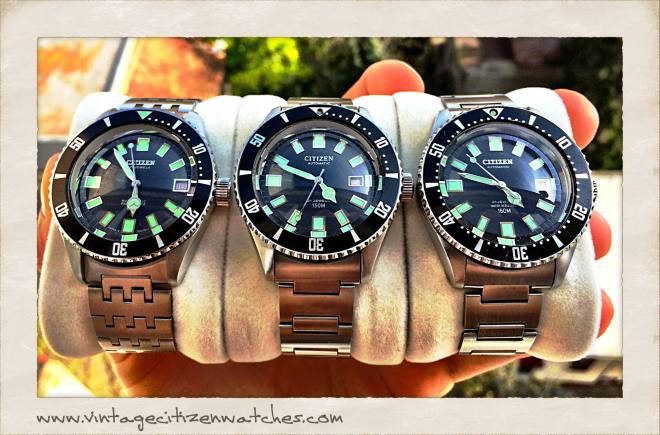 vintage citizen divers 150m 4-740131Y , 4-600851Y , 4-820789Y
