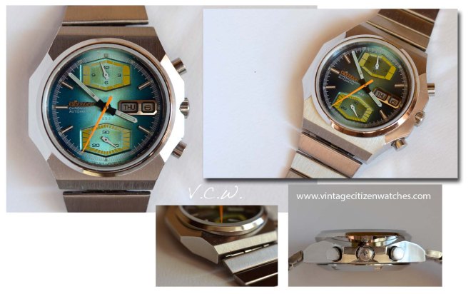 vintage citizen chronograph 8110