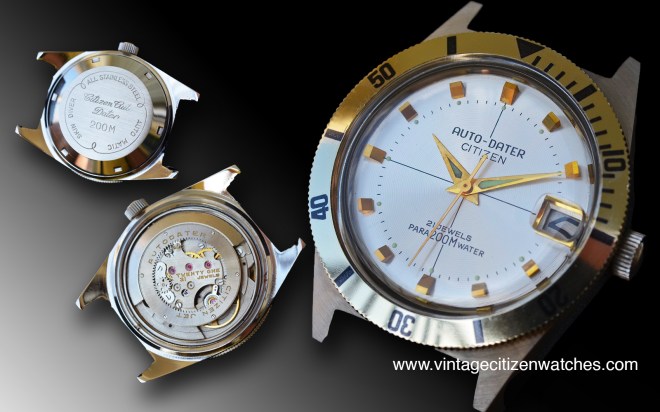 autodater citizen skin diver 200m