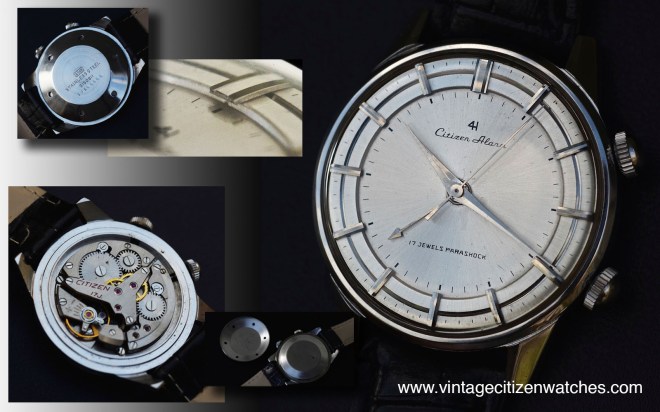 Citizen alarm 4H parashock 17 jewels