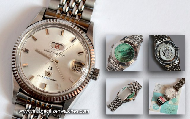 Citizen Auto Dater Seven para40mwater day-date – Vintage Citizen 